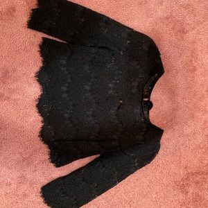 All lace crop top